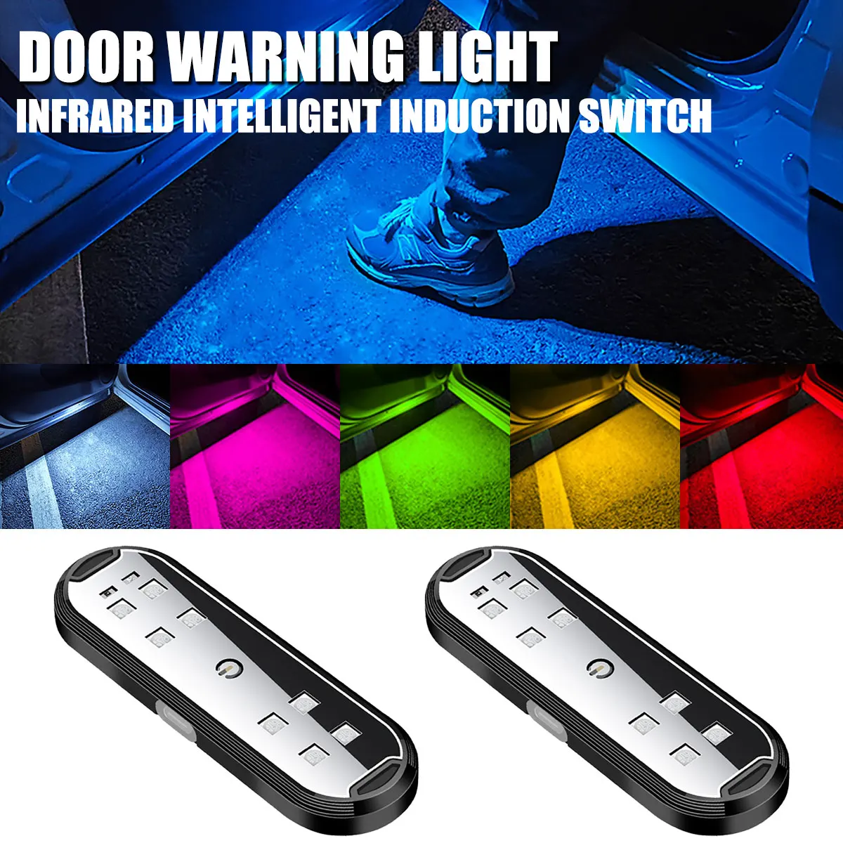 Sos Light Strobe - Car Door Lights LED Colorful Flashing
