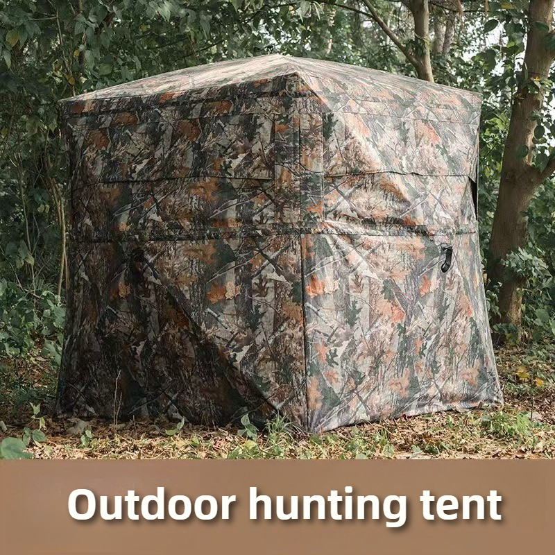 Emergency Mylar Tent - Hunting Tent with 270° One-Way Visibility,