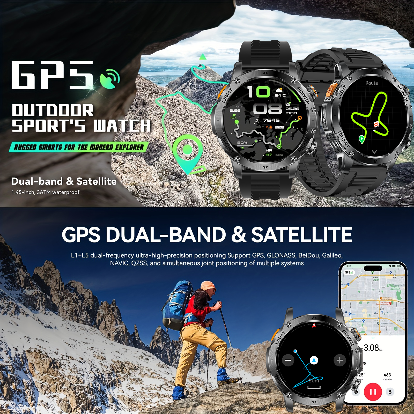 2025 New GPS Outdoor Sports Sm - Compass Lensatic review and price