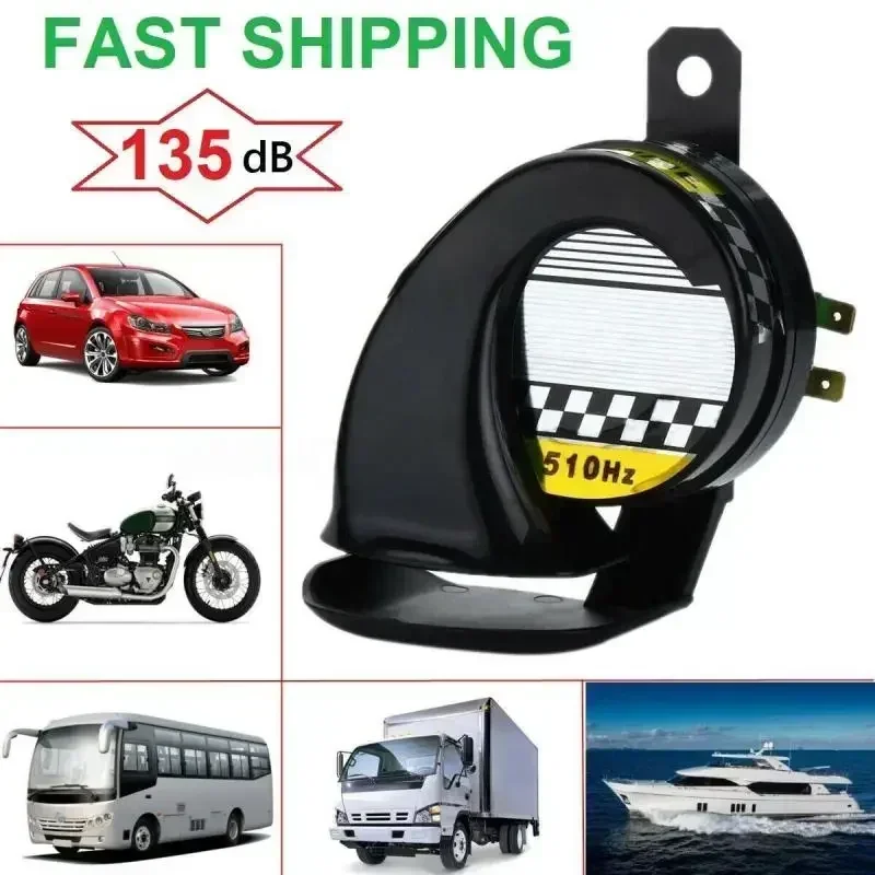 Car Motorcycle Horns 12V 130dB - Emergency Whistle Loud review and price