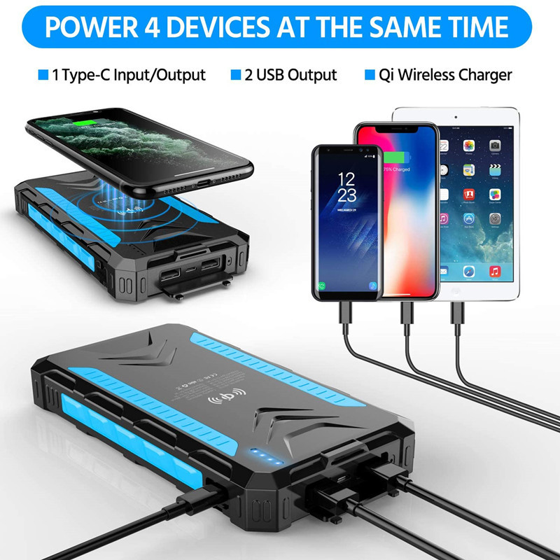 36000mAh Solar Power Bank Fast - Solar Emergency Charger review and price