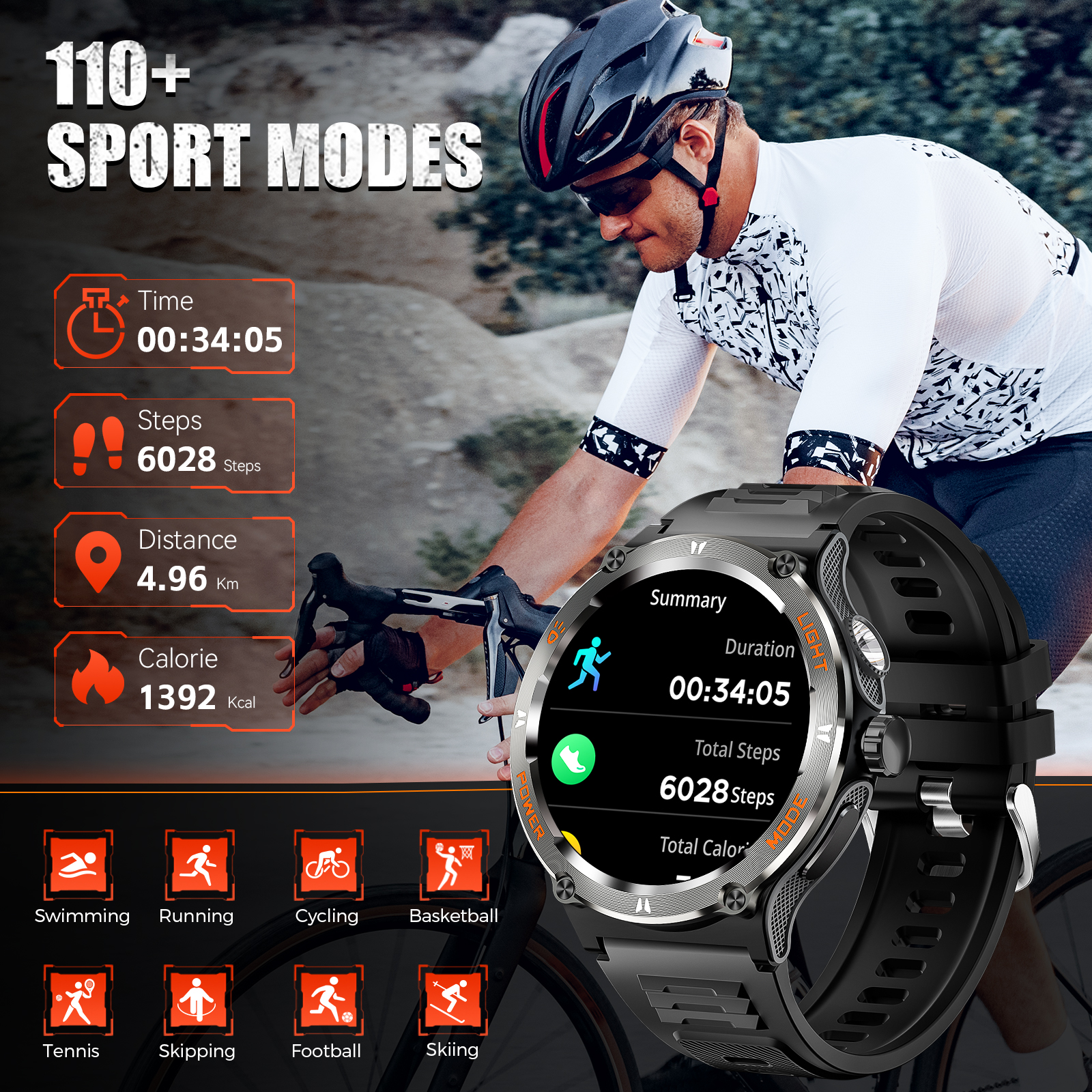 EIGIIS Smart Watch 3ATM Waterp - Compass Lensatic review and price