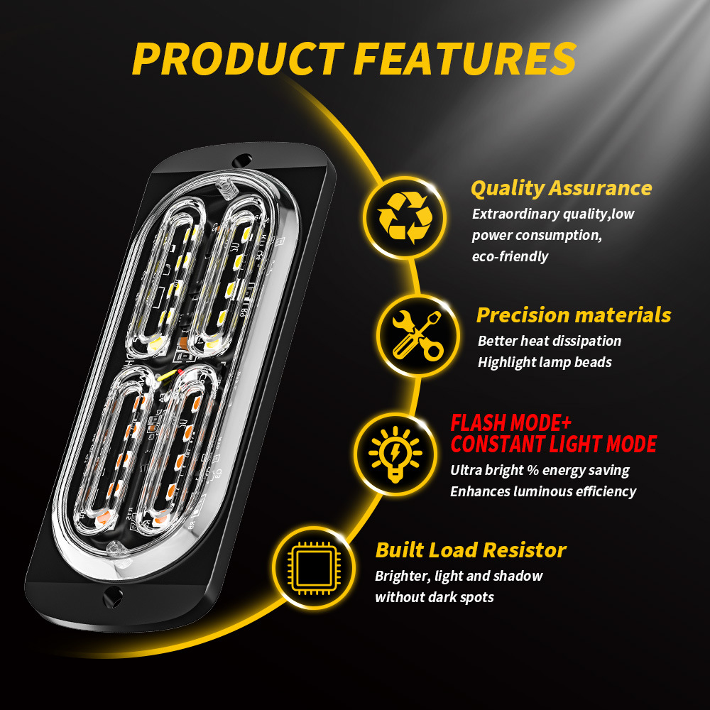 1pcs Led Strobe Warning Light  - Sos Light Strobe review and price