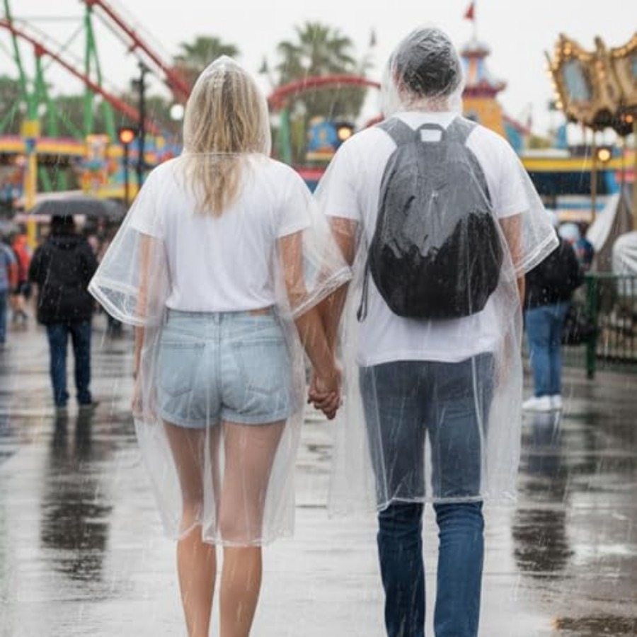 APEXUP Disposable Rain Ponchos - Emergency Poncho Rain review and price
