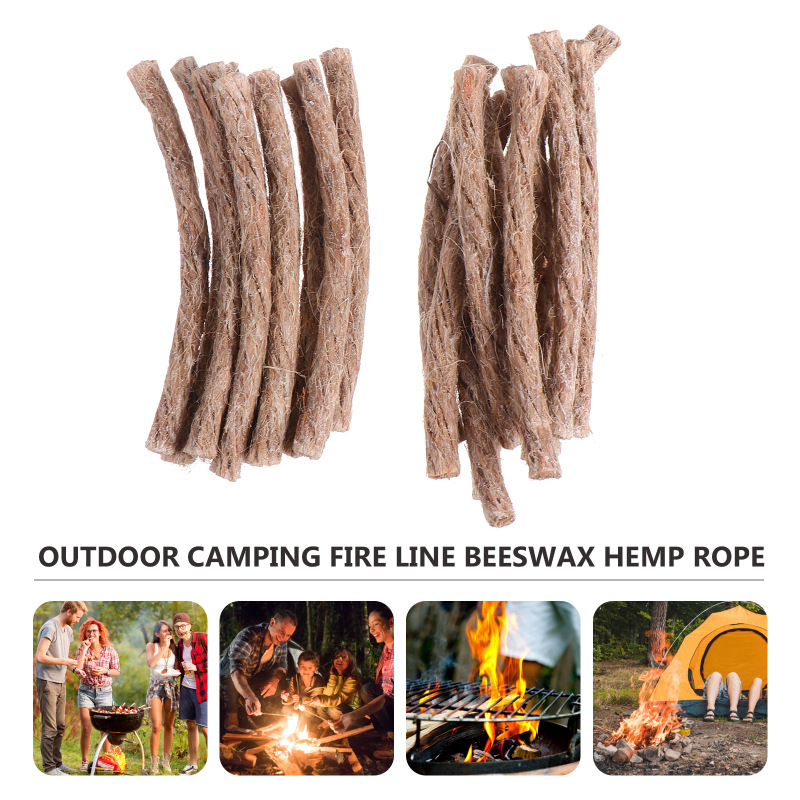 10Pcs Survival Wick Hemp Cord  - Fire Starting Kit review and price