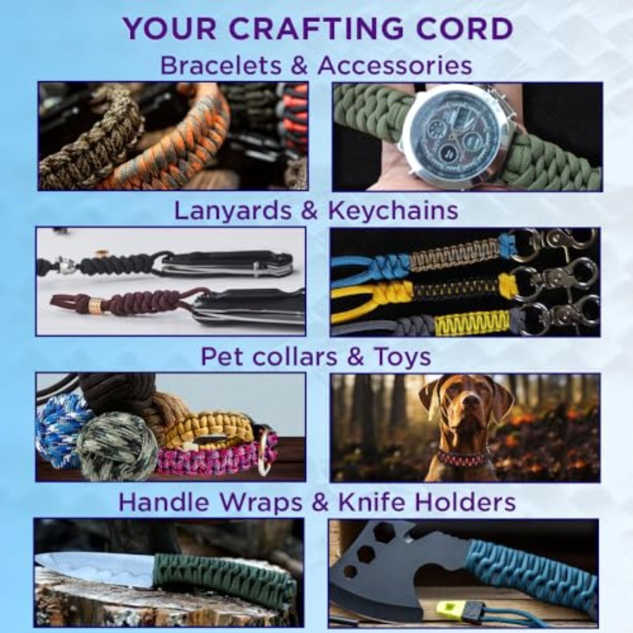 Reflective Paracord Rope 1000  - Para Cord 1000Ft review and price