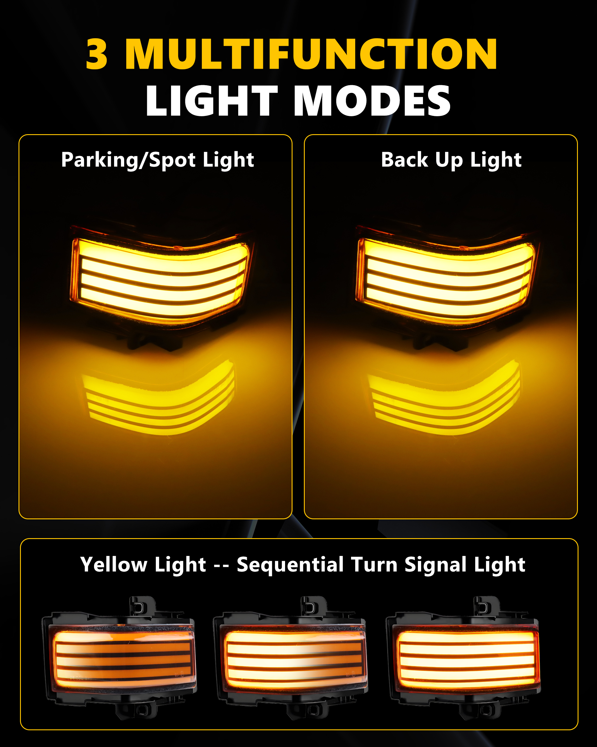 2Pcs Turn Signal Light Side Mi - Signal Panel Orange review and price
