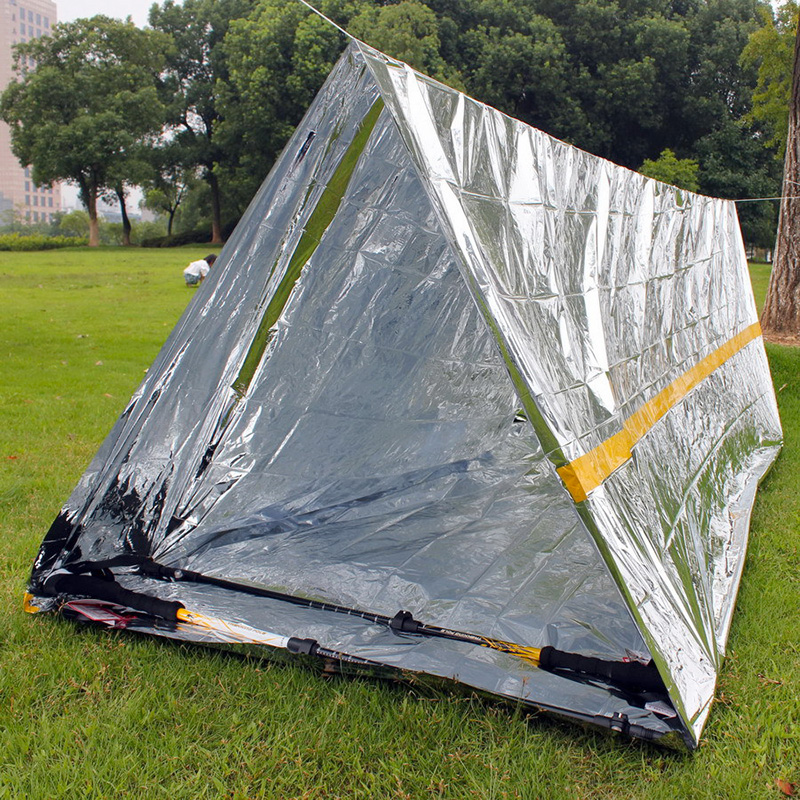 Lightweight Emergency Shelter  - Emergency Mylar Tent review and price