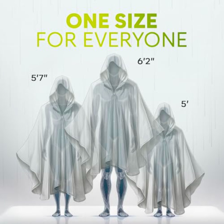 Disposable Rain Ponchos for Ad - Emergency Poncho Rain review and price