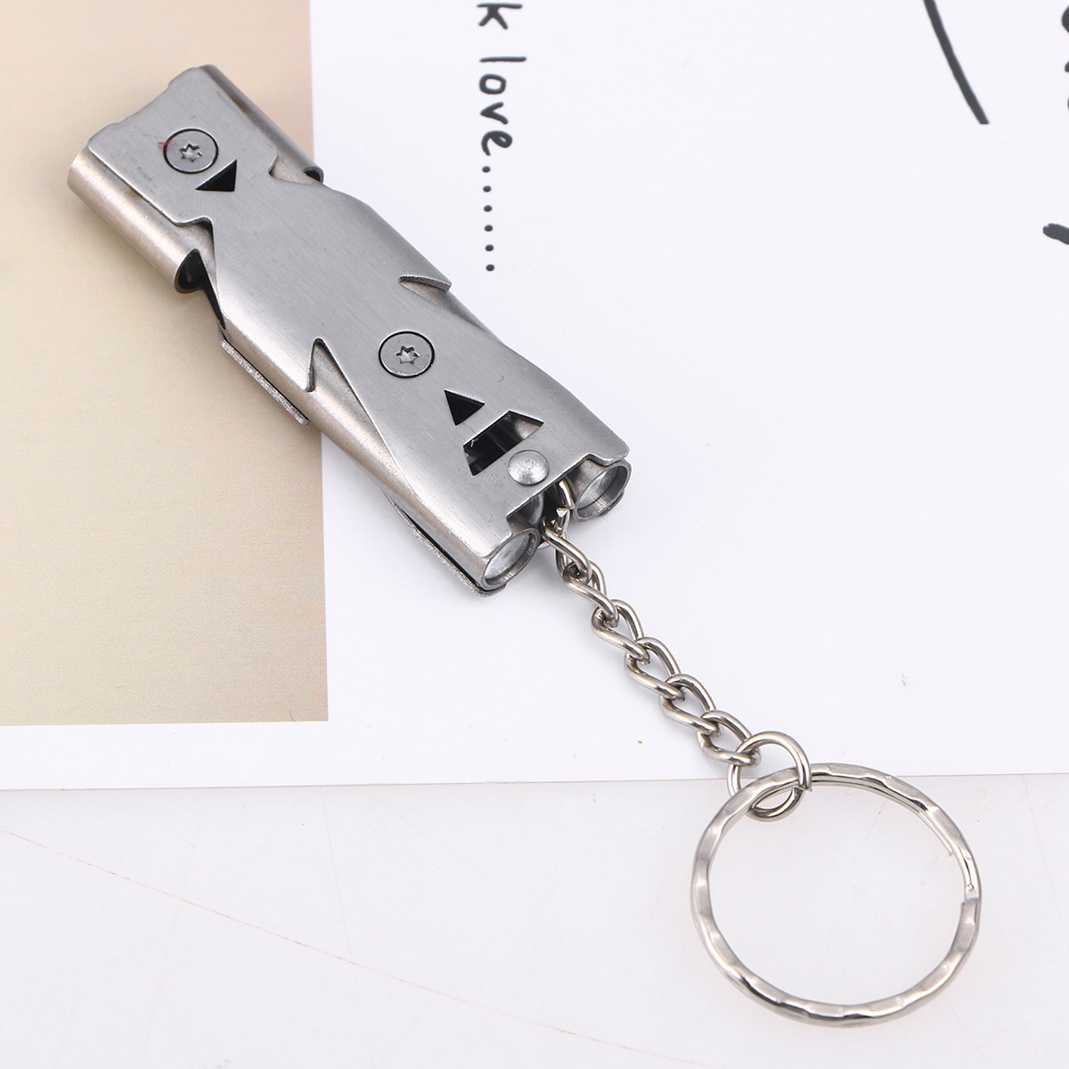 1Pcs Double Tube Survival Whis - Emergency Whistle Loud review and price