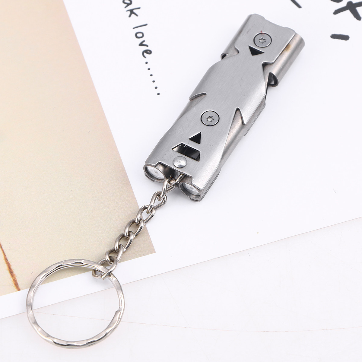 1Pcs Double Tube Survival Whis - Emergency Whistle Loud review and price