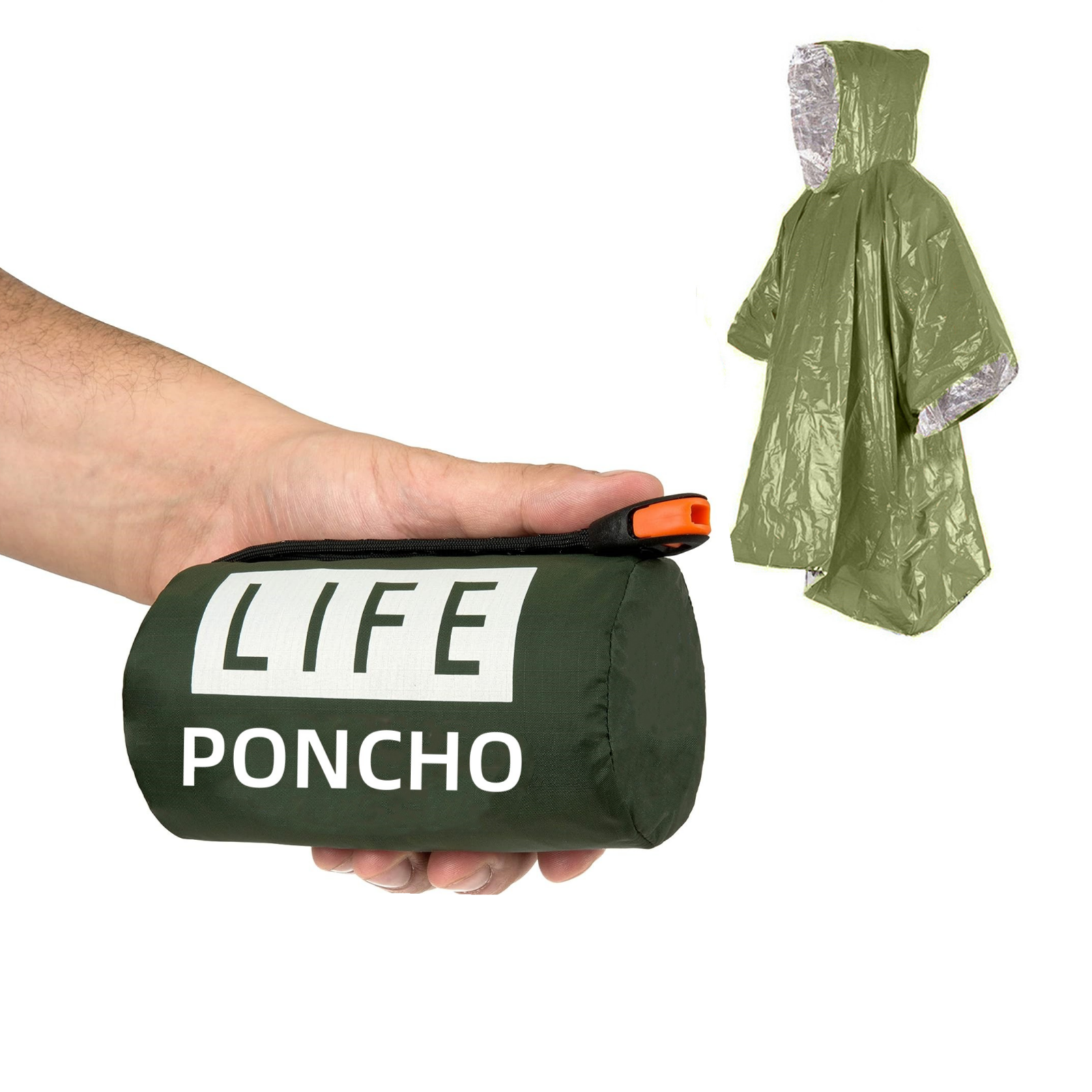 LIFE Emergency Survival Poncho - Survival Blanket Reflective review and price