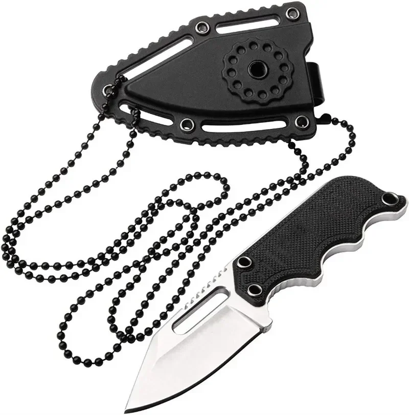 Mini Fixed Neck Knife G10 Hand - Bushcraft Knife Fixed review and price