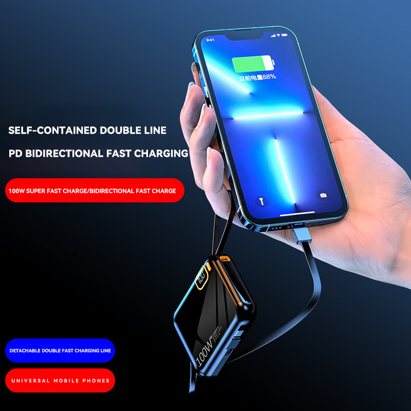 50000mAh Power Bank 100W Detac - Solar Emergency Charger review and price