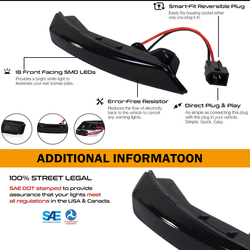 2x Dynamic Side Mirror Lamp Fo - Signal Panel Orange review and price