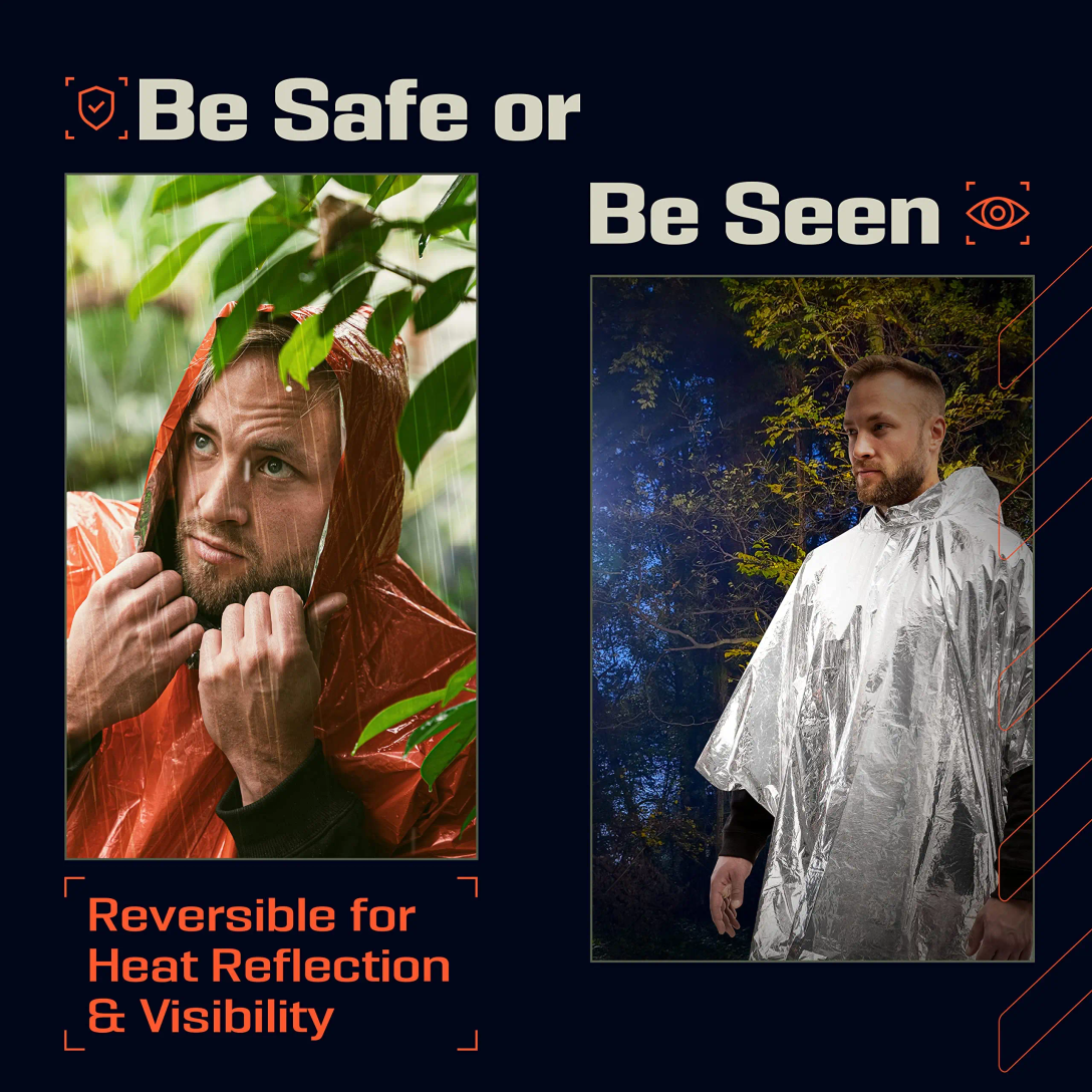 Emergency Rain Poncho with Hoo - Emergency Mylar Tent review and price