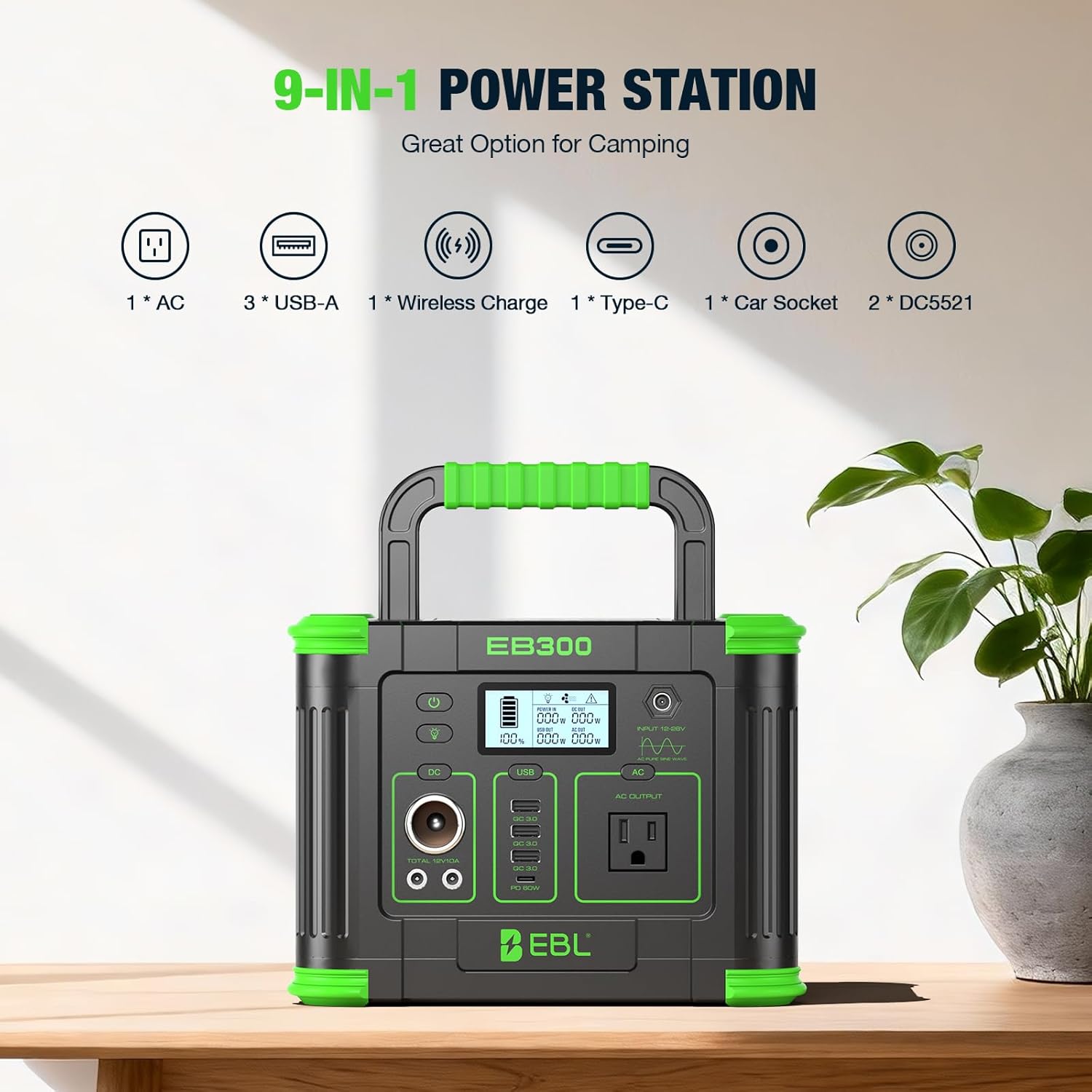 330W Portable Power Station 28 - Solar Emergency Charger review and price